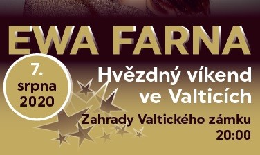 Ewa Farna: koncert v parku zámku Valtice