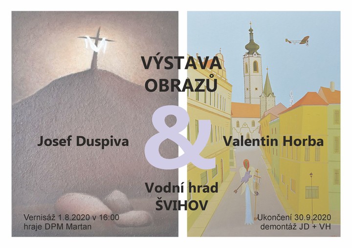 Josef Duspiva a Valentin Horba vystavují na Švihově