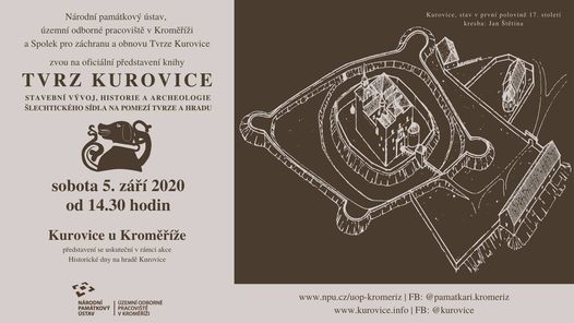 Představení knihy TVRZ KUROVICE (v rámci akce Historické dny na hradě Kurovice)