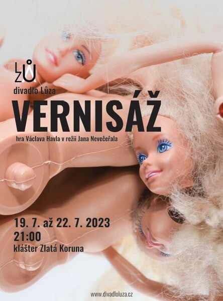Divadlo Lůza: Vernisáž - divadelní představení v klášteře Zlatá Koruna