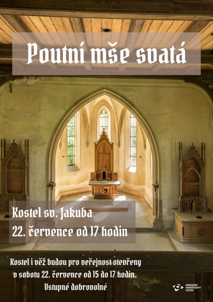Poutní mše svatá v kostele sv. Jakuba: Jindřichův Hradec