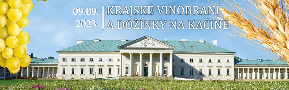Krajské vinobraní a dožínky na zámku Kačina
