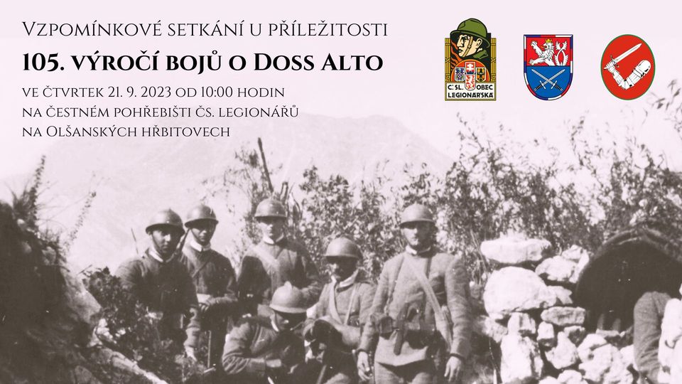 Vzpomínkové setkání u příležitosti 105. výročí bojů o Doss Alto