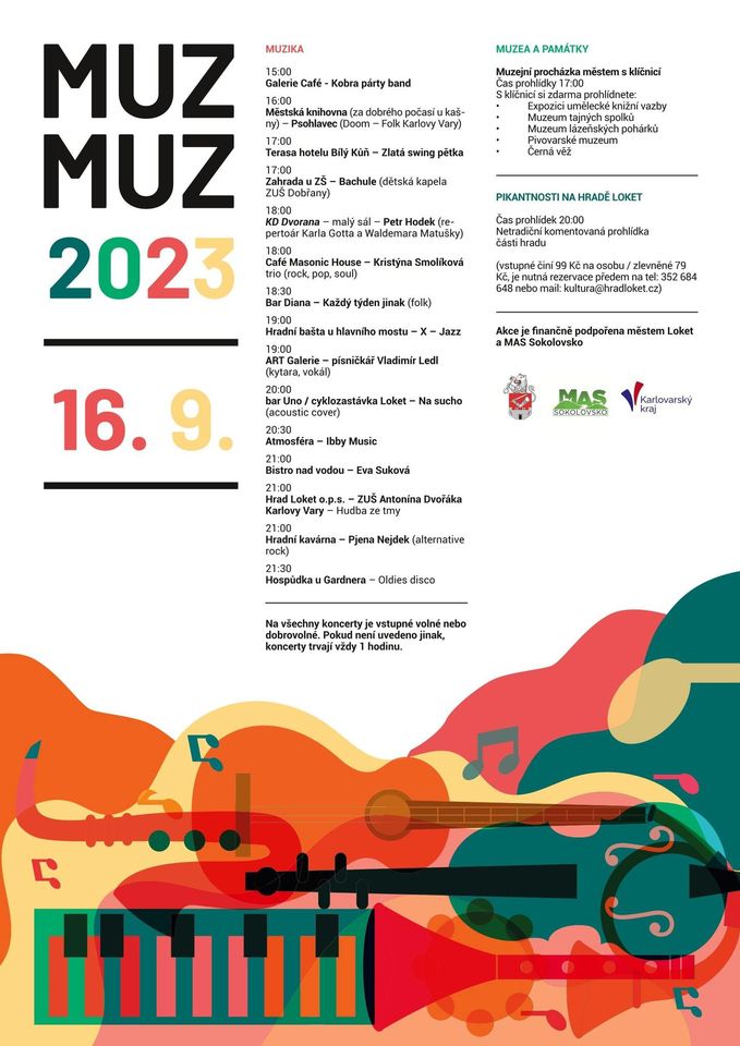 Muzikantská a muzejní noc 2023