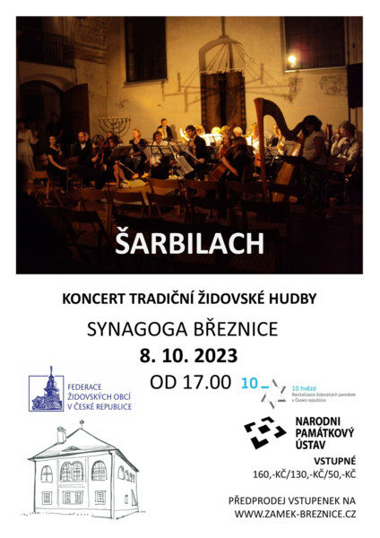 Šarbilach – koncert židovské hudby v synagoze Březnice