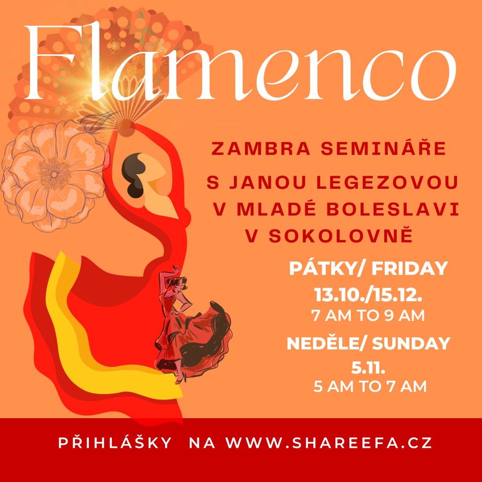Flamenco Zambra s Janou Legezovou v Mladé Boleslavi