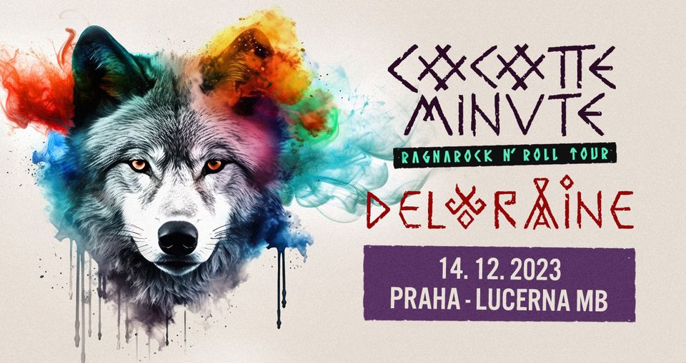 COCOTTE MINUTE / DELORAINE RagnaRocknRoll Tour Praha
