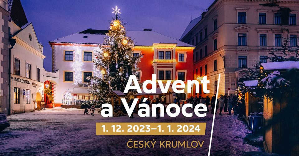  Rozsvěcení vánočního stromu a zahájení adventu v Českém Krumlově 