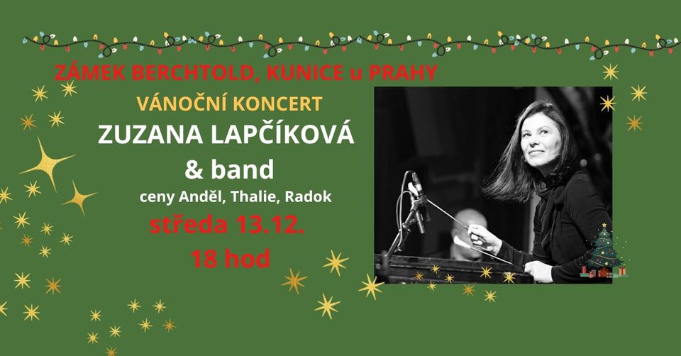 13.12. od 18:00 Adventní koncert Zuzana Lapčíková & band 