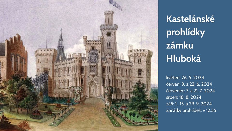 Kastelánské prohlídky zámku Hluboká