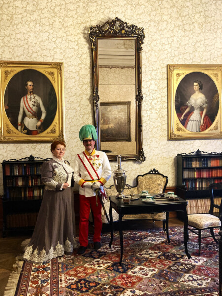 Večerní prohlídka s korunním princem Rudolfem a korunní princeznou Štěpánkou