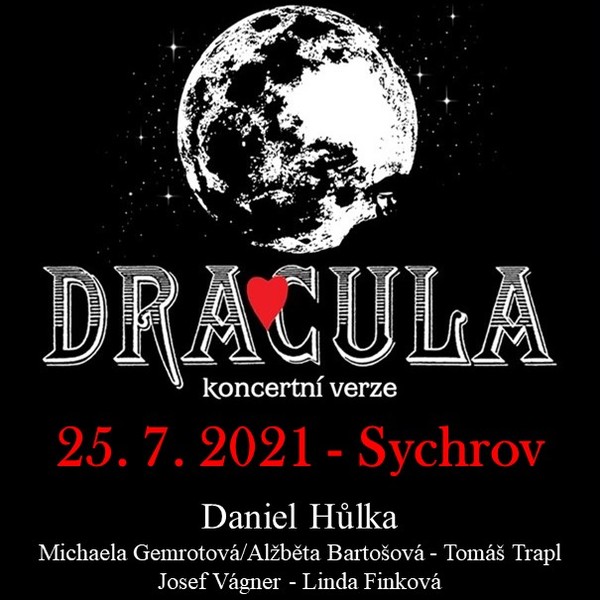 Dracula - muzikál v zámeckém parku na Sychrově