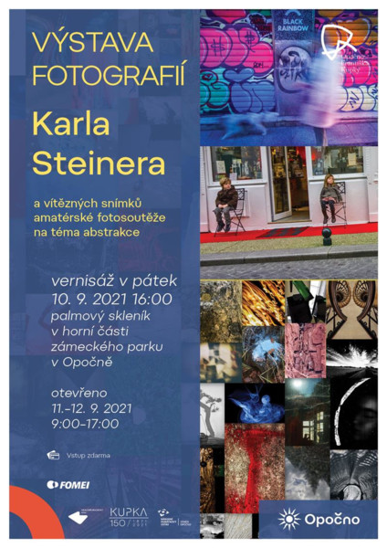 Výstava fotografií Karla Steinera a vítězných snímků soutěže na téma abstrakce