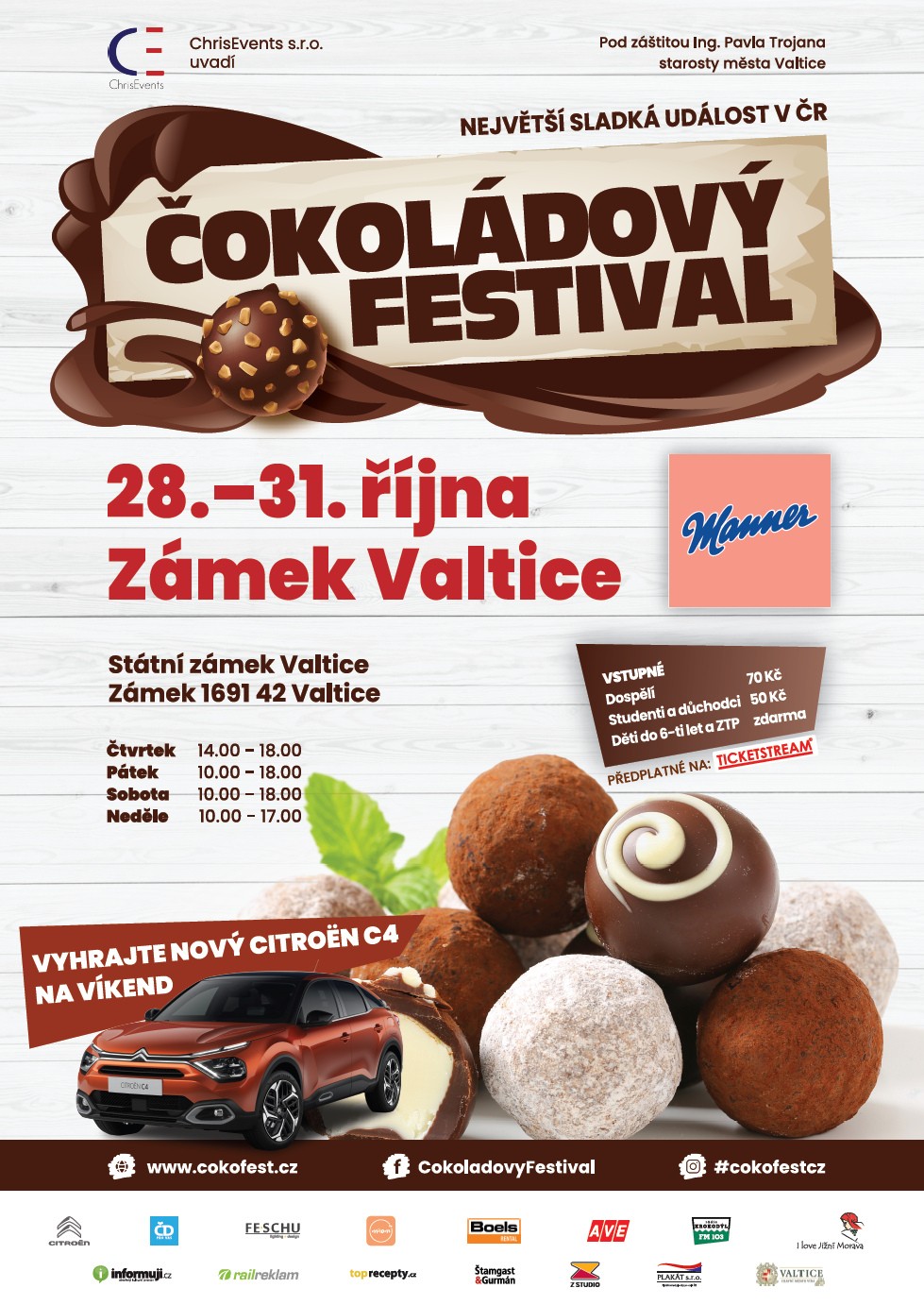 Čokoládový festival na zámku Valtice