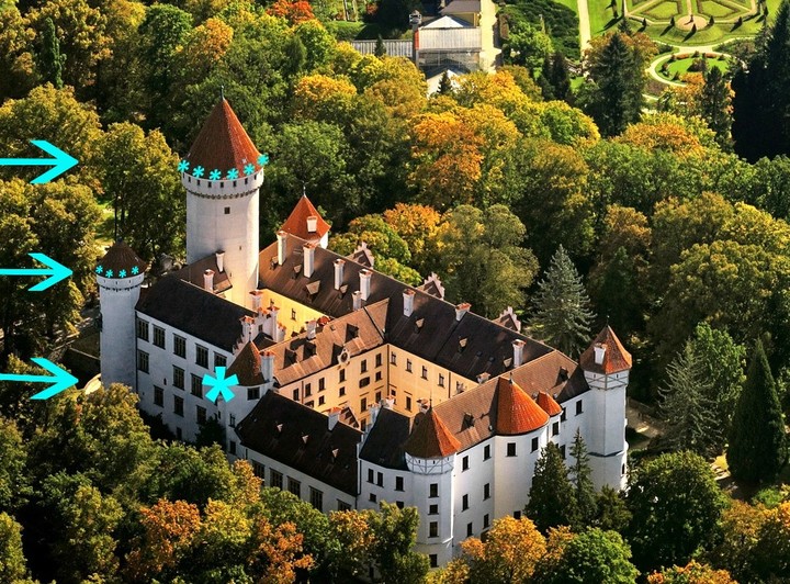 Mimořádná prohlídka zámeckých věží na zámku Konopiště