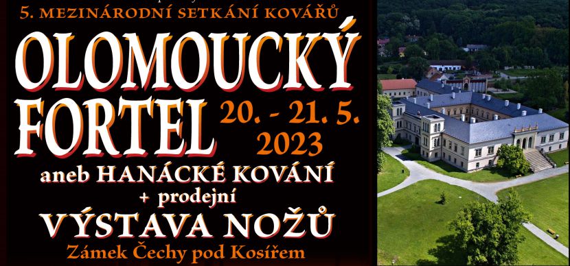Olomoucký FORTEL 2023 aneb Hanácké kování s prodejní nožířskou výstavou