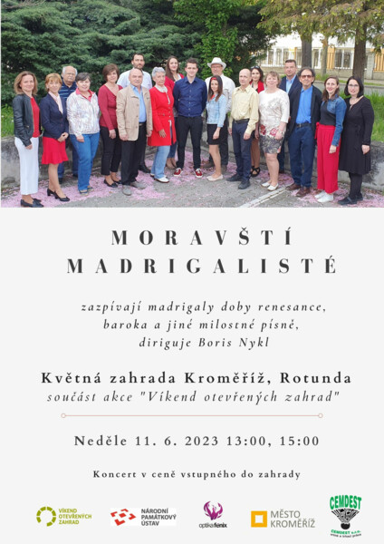 Koncert Moravští Madrigalisté