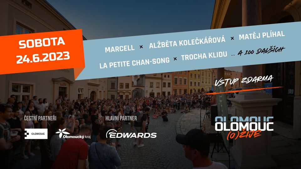 Olomouc (o)žije 2023 aneb Největší hudební festival v ulicích, co kdy Olomouc zažila