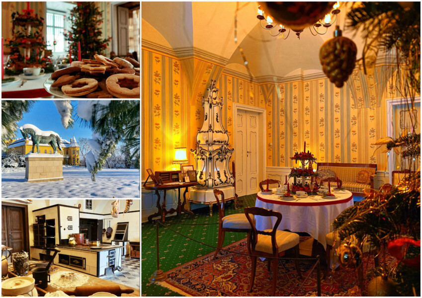 Vánoční prohlídky na zámku Slatiňany