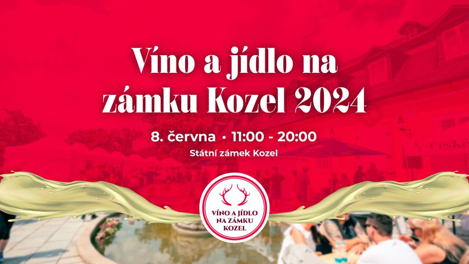 Víno a jídlo na zámku Kozel 2024